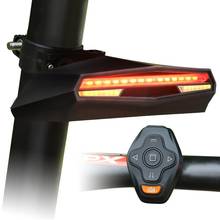 Luces traseras con Control remoto para bicicleta de montaña, Accesorios inteligentes, señal de giro láser, suministros de seguridad X5, luces de advertencia 2024 - compra barato