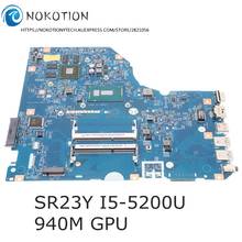 NOKOTION NBMVA11002 NB MVA11.002 14276-1M 448.04X10.001M para ACER Asipre E5-772G placa base de computadora portátil 940M GPU SR23Y I5-5200U CPU 2024 - compra barato