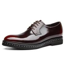 Zapatos Oxford de charol para hombre, calzado de lujo para boda, trabajo de oficina y negocios, de calidad, talla 38-44, novedad 2024 - compra barato