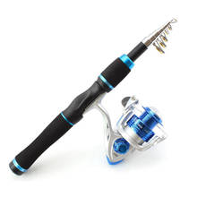 1.65M ultrashort Portable Spinning Rod Travel pocket mini fishing rod and reel set telescopic Multifunction pole can choose reel 2024 - buy cheap