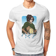 Camisetas hange de harajuku, camiseta com estampa de anime attack on titan, snk, levi, ender, camiseta masculina para presente especial, roupas 2024 - compre barato