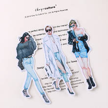 20PCS Fashion girl mini Paper Stickers Crafts And Scrapbooking stickers book Decorative sticker DIY Stationery 2024 - compre barato