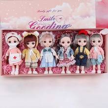 16CM BJD Doll 13 Sections Movable Joints Fashion Cute Gift Box Set Girl Boy Toy 3D Eyes DIY Exquisite Decoration Birthday Gift 2024 - buy cheap