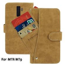 Vintage Leather Wallet MTR MT9 Case 6.01" Flip Luxury Card Slots Cover Magnet  Phone Protective Cases Bags 2024 - buy cheap
