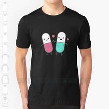 Funny Happy Pills Custom Design Print For Men Women Cotton New Cool Tee T Shirt Big Size 6xl Pill Pills Medicine 2024 - buy cheap