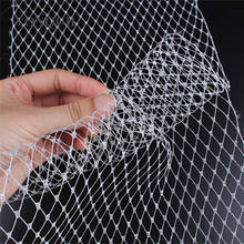 Bride Birdcage Veils 23CM Width For Wedding Headwear Net DIY Hair Accessories Hats Veillings Fabric Fascinator Mesh Material 2024 - buy cheap