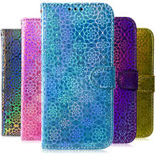 Capa invertível laser para samsung galaxy, s21 s20 ultra s20 fe 4g 5g, case de telefone de couro para samsung s21 plus 2024 - compre barato