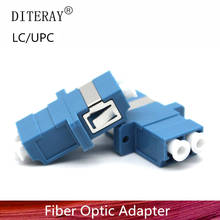 25/50/100/200 pces LC-LC dx sm adaptador de fibra conector duplex lc upc flange conector ftth adaptador de fibra óptica 2024 - compre barato