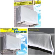 Washing Anti-Dust Anti-Snow Cleaning Cover Waterproof Outdoor Air Conditioning Cover Polyester Air Conditioner Cleaning Cover 2024 - buy cheap