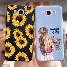 Funda trasera de TPU suave para Samsung Galaxy J3 J5 J7 2016, carcasa bonita de girasol para Samsung J3 J5 J7 2016 J320F J510F J710F 2024 - compra barato