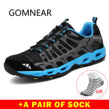 GOMNEAR Men's Sport Running Shoes Breathable Water Jogging Mesh Running Shoes Antiskid Tourism Athletic Shoes Outdoor Sneakers 2024 - buy cheap