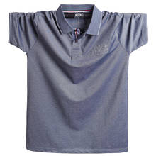 Camisa polo masculina de verão, camisa de algodão casual para homens, tops homme 5xl plus size, negócios, camisetas grandes e altas, 2021 2024 - compre barato
