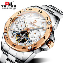 TEVISE Man Watch Waterproof Automatic Tourbillion Clock Top Brand Luxury Sport Men Wrist Watch Stainless Steel  reloj hombre 2024 - buy cheap