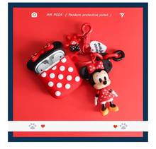 3D Cartoon For Airpods Pro Case Bluetooth Wireless Earphone Mickey Cover For Apple Airpods 1 2 Shockproof Cases With Keychain 2024 - buy cheap