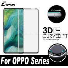 3D Curved Full Cover Screen Protector Film Tempered Glass For OPPO Reno5 Reno7 Reno3 Z SE Find X3 X2 X5 Neo Lite Reno6 Pro Plus 2024 - buy cheap