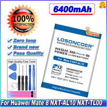 LOSONCOER 6400mAh HB396693ECW Li-ion Phone Battery For Original Huawei Mate 8 NXT-AL10 NXT-TL00 NXT-CL00 NXT-DL00 Mate8 2024 - buy cheap