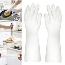 Newly 1 Pair Dish Washing Gloves Odorless Silicone Scrubber Clean Gloves Household Cleaning 2024 - buy cheap