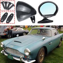 Espelho retrovisor para porta de carro, estilo vintage, clássico, retrô, lateral, vintage, preto, l + r 2024 - compre barato