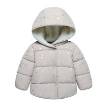 Casaco de natal para meninas e meninos, jaqueta quente de outono e inverno para bebês, jaqueta de cashmere de corvinho, casaco com capuz infantil 2024 - compre barato