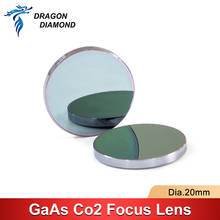 DRAGON DIAMOND GaAs Co2 Laser Focus Lens Dia.20mm Focal Length 50.8-101.6mm For CO2 Laser Engraving Cutting Machine 2024 - buy cheap