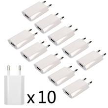 Wholesale 10 Pcs/Lot USB Cable Wall Travel Charger Power Adapter USB C Cable EU Plug for iPhone 11 Pro XS MAX XR X 8 7 6 5 4 SE 2024 - buy cheap