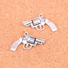 32Pcs pistol revolver gun Charms Pendant For DIY Necklace Bracelet Jewelry Making DIY Handmade 29*22mm 2024 - buy cheap