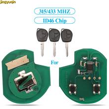 Jingyuqin-placa de circuito de llave de coche plegable remota, Chip ID46 de 315/433MHz para SUZUKI SWIFT SX4 Alto JIMNY VITARA IGNIS Splash 2BTN 2024 - compra barato