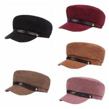 Winter Hats For Women Winter Cap Wool Hat Female Button Baseball Cap Sun Visor Hat Black Fall Hat 2024 - buy cheap