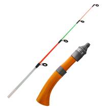 59cm Removable Ice Fishing Rod 2 Section FRP Mini Fishing Rod Wooden Handle Children Fishing Rod Tackle Tool G99D 2024 - buy cheap