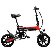 Электрический скейтборд 400 Вт два колеса электрические велосипеды 14 дюймов 36 в двойной дисковый тормоз складной электрический велосипед для взрослых женщин 2022 - купить недорого