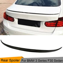 Car Rear Trunk Spoiler Wing for BMW 3 Series F30 Sedan 4-Door 2013-2016 320i 325i 328i 335i Carbon Fiber Rear Trunk Wing Spoiler 2024 - buy cheap