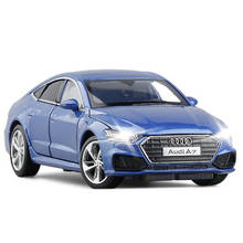 1/32 Car Alloy Diecast Model Precision Simulation Cars Model Audi a7 Sports Car Sound And Light Toys For Boys Gift 2024 - buy cheap