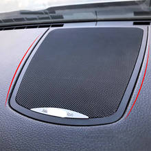 Автомобильная центральная консоль крышка динамика для BMW F10 F30 F32 F34 3GT 4 5 серии приборной панели аудио рога наклейки отделка высокое качество оригинал 2024 - купить недорого