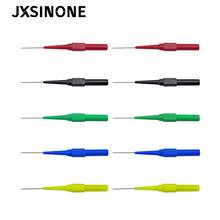 JXSINONE  P5007 10pcs Insulation Piercing Needle Non-destructive Multimeter Test Probes Red/Black 2024 - buy cheap