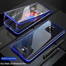 Gradient Magnetic Adsorption Case For Huawei P30Pro P30 Case Double-sided Tempered Glass Full Case For Huawei Mate 20 Pro Coque 2024 - buy cheap