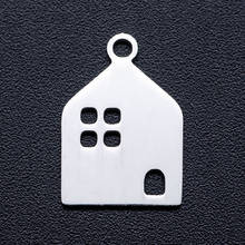 10pcs/lot Sweet House DIY Jewelry Charms Wholesale 316 Stainless Steel Dropshipping AAAAA Quality Pendant Never Tarnish 2024 - buy cheap