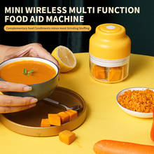 Mini USB Wireless Electric Garlic Masher Press Mincer Vegetable Chili Meat Grinder Food Chopper Kitchen Accessories Tools Cocina 2024 - buy cheap