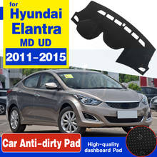 For Hyundai Elantra 2011 2012 2013 2014 2015 MD UD Avante Anti-Slip Mat Dashboard Cover Pad Sunshade Dashmat Anti-UV Accessories 2024 - buy cheap