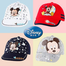Disney-gorra de béisbol bordada con dibujos animados para niños, gorro de béisbol con bordado de Mickey, estilo Hip Hop, para primavera y verano 2024 - compra barato