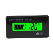 Indicador de capacidade da bateria de lítio, 8-70v lcd, ácido, chumbo, teste de voltagem, voltímetro 2024 - compre barato