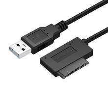 7+6 13Pin Slim SATA to USB CD DVD Rom Optical Drive Cable Adapter Converter NK-Shopping 2024 - buy cheap