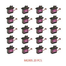 4/5/10/20PCS MG90S Metal Gear RC Micro Servo 13.4g Motor For ZOHD Volantex Airplane For RC Helicopter Car Boat Model Toy Control 2024 - buy cheap