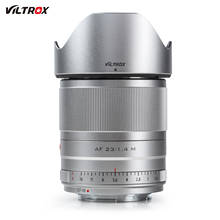 Viltrox af23/f1.4m foco automático lente da câmera APS-C f1.4 grande abertura para canon eos m3/m5/m6/m6 mark ii/m7/m10/m50/m50 markii/m100 2024 - compre barato