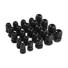 24 Pcs Plastic Waterproof Adjustable 3.5 - 13mm Cable Gland Joints, PG7, PG9, PG11, PG13.5, PG16, Pack of 24 2024 - buy cheap