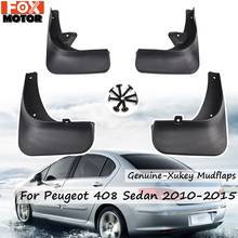 For Peugeot 408 Sedan Mudflaps Splash Guards Mud Flap 2010 - 2015 Mudguard Fender 2011 2012 2013 2014 Front Rear Car Mud Flaps 2024 - buy cheap