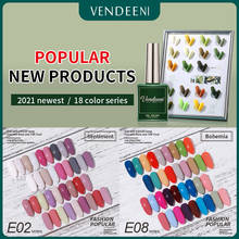 VDN 18 Colors/Set Pure Color Gel Nail Polish Semi Permanent UV Soak Off Gel Lacquer Polish Translucent Nail Art Gel Varnish Kits 2024 - buy cheap