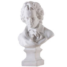 LUDWIG VAN BEETHOVEN BUST STATUE WESTERN CLASSICAL RESIN CRAFTWORK OFFICE HOTEL LIVING ROOM DECORATION GIFT L1595 2024 - buy cheap