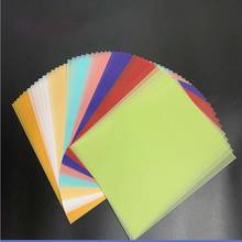 Papel de transferencia para hacer arte, papel de calco para copia de color, transparente, ácido sulfurico, 10 colores, 14,8x21cm, 40 hojas 2024 - compra barato