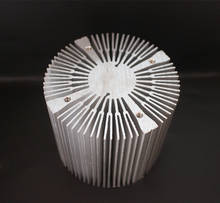 Алюминиевый 90*80 мм круглый Форма радиатора для 100 Вт высокой мощности Мощность светодиодный шарик поверхности внутренняя 4 отверстия 2024 - купить недорого