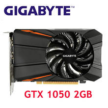 GIGABYTE GPU GTX1050 2GB Graphics Card 128Bit for nVIDIA Video Cards Geforce GTX 1050 D5 2G Map VGA VideoCards Hdmi PCI Used 2024 - buy cheap